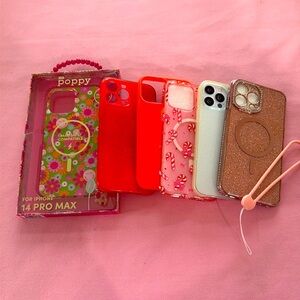 iPhone 13 Pro Max set of 6 cases. All the Pink !!